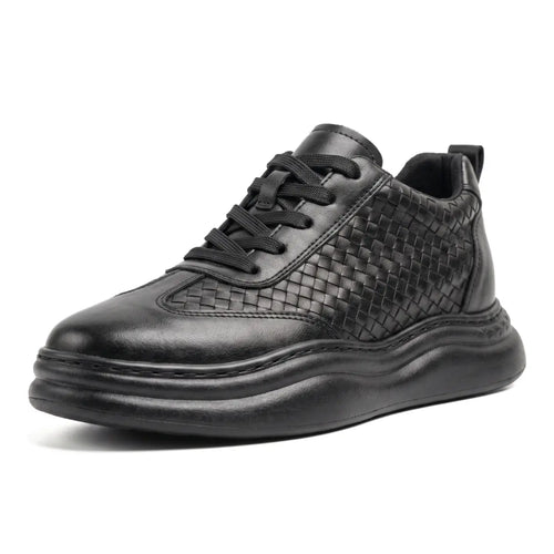 Tessin Woven Leather Sneaker